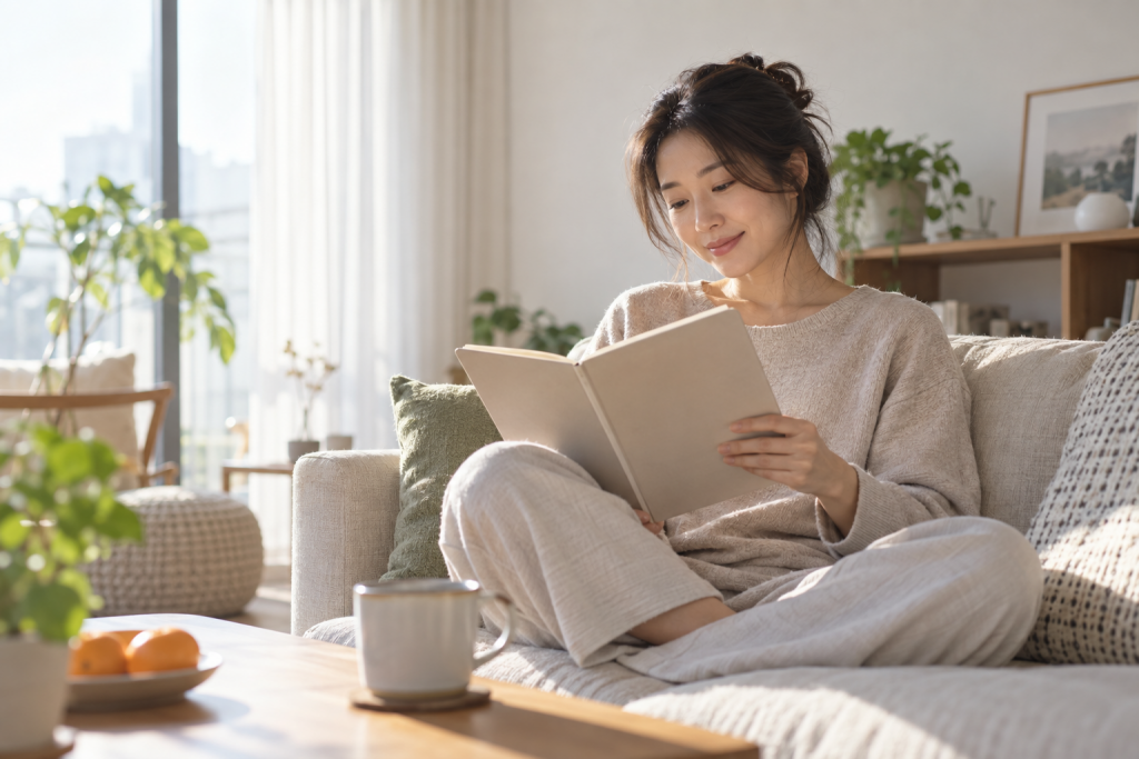 낙산균 복용법 관련 제품 정보를 확인하는 장면